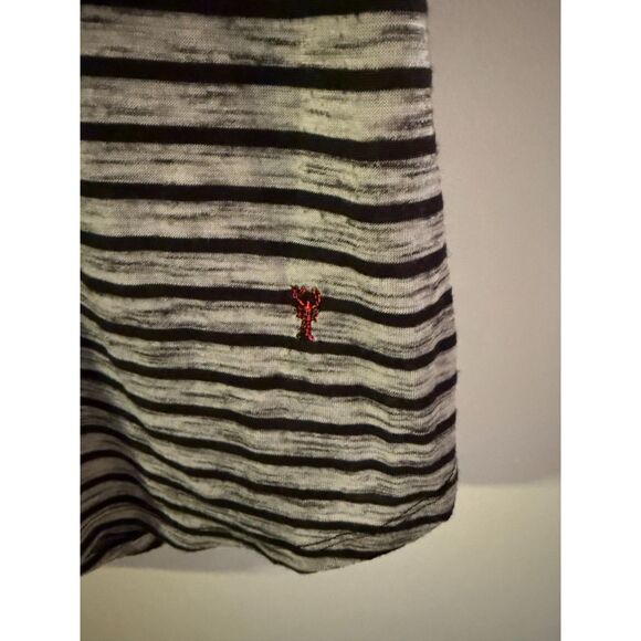 Cole Haan Pinch Maine Classic Jersey Stripe long sleeve T size XL Mens Lobster - Picture 3 of 4